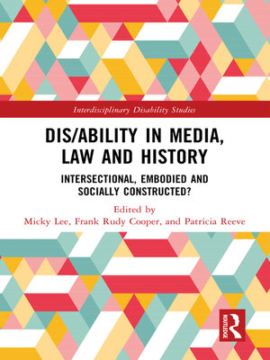 cover image of Dis/ability in Media, Law and History